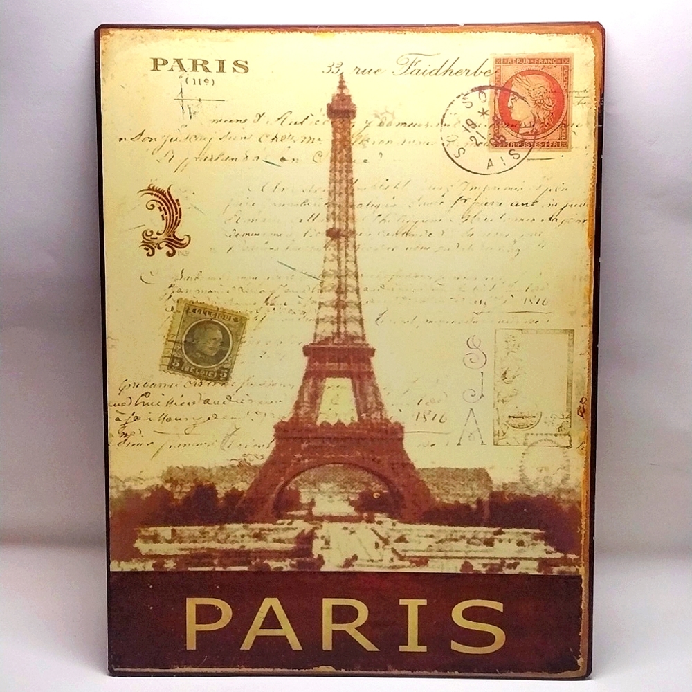 Paris Metal Sign